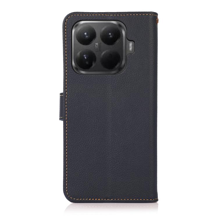 For Xiaomi 15T Pro 5G KHAZNEH Custer Texture RFID Genuine Leather Phone Case