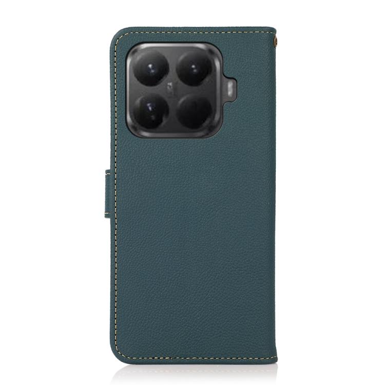 For Xiaomi 15T Pro 5G KHAZNEH Custer Texture RFID Genuine Leather Phone Case