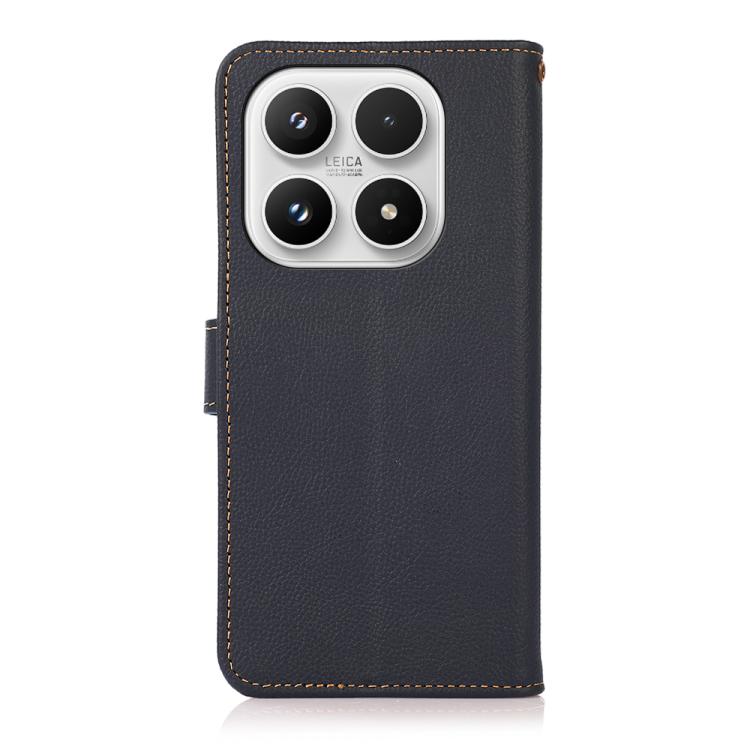 For Xiaomi 17 KHAZNEH Custer Texture RFID Genuine Leather Phone Case