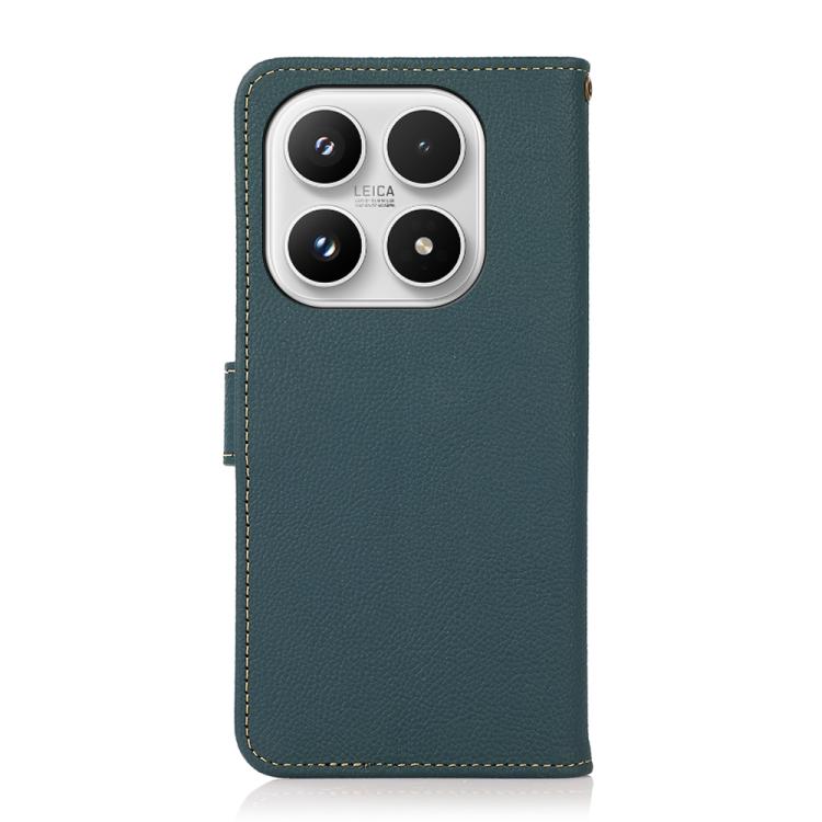 For Xiaomi 17 KHAZNEH Custer Texture RFID Genuine Leather Phone Case