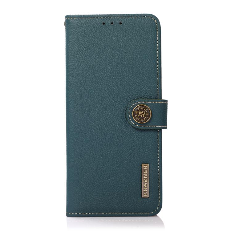 For Xiaomi 17 Pro KHAZNEH Custer Texture RFID Genuine Leather Phone Case