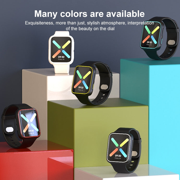 For OPPO Watch 46mm Smart Watch TPU Protective Case, Color:White