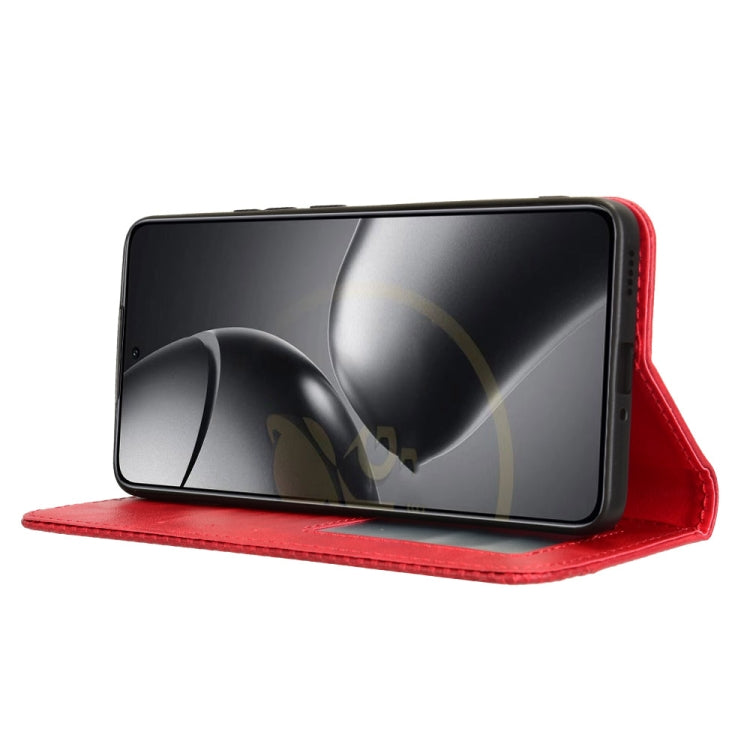 For Xiaomi 14T Pro Magnetic Buckle Retro Texture Leather Phone Case