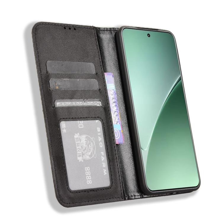 For Xiaomi 15 Pro Magnetic Buckle Retro Texture Leather Phone Case