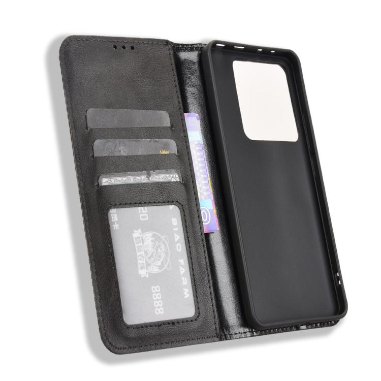 For Xiaomi Poco M7 Pro 5G Magnetic Buckle Retro Texture Leather Phone Case
