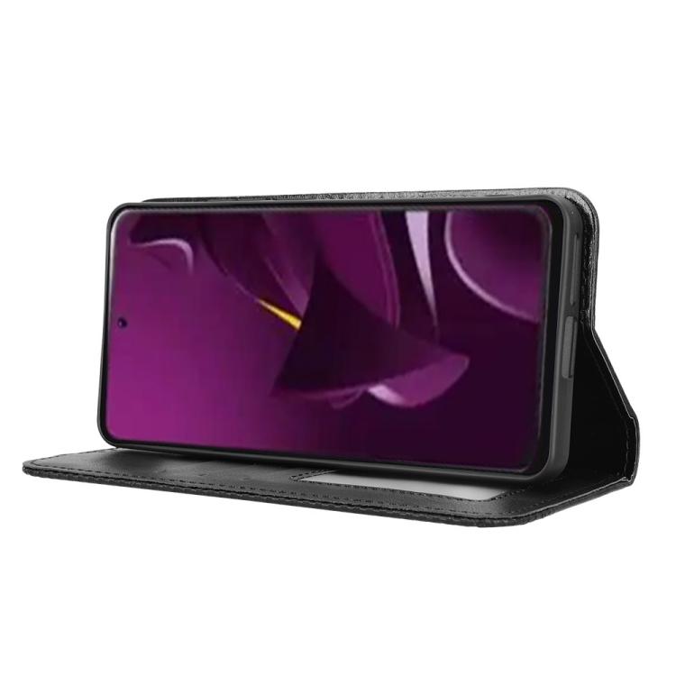 For Xiaomi Poco M7 Pro 5G Magnetic Buckle Retro Texture Leather Phone Case