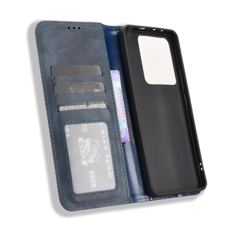 For Xiaomi Poco M7 Pro 5G Magnetic Buckle Retro Texture Leather Phone Case