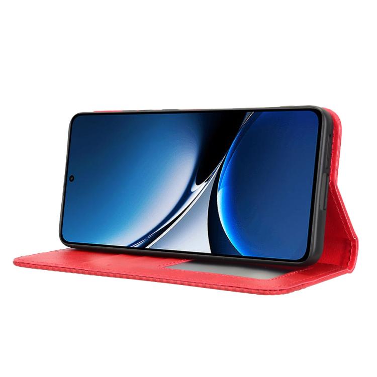 For Xiaomi Poco X7 Pro 5G Magnetic Buckle Retro Texture Leather Phone Case
