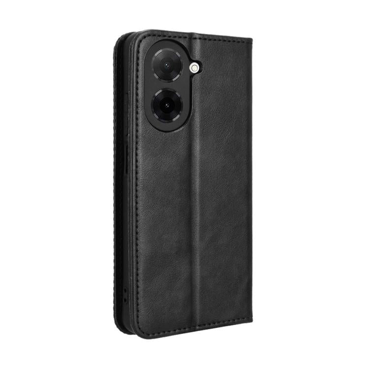 For Xiaomi Poco C71 / Redmi A5 4G 171.7mm Magnetic Buckle Retro Texture Leather Phone Case