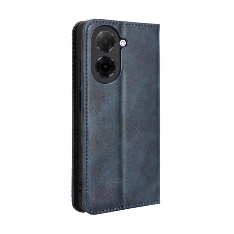 For Xiaomi Poco C71 / Redmi A5 4G 171.7mm Magnetic Buckle Retro Texture Leather Phone Case