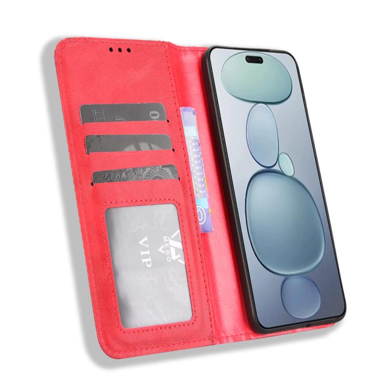 For Xiaomi Civi 5 Pro 5G Magnetic Buckle Retro Texture Leather Phone Case