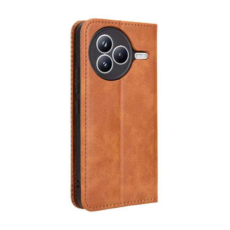 For Xiaomi Civi 5 Pro 5G Magnetic Buckle Retro Texture Leather Phone Case