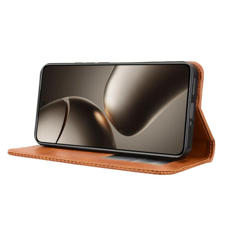 For Xiaomi 15T Pro 5G Magnetic Buckle Retro Texture Leather Phone Case