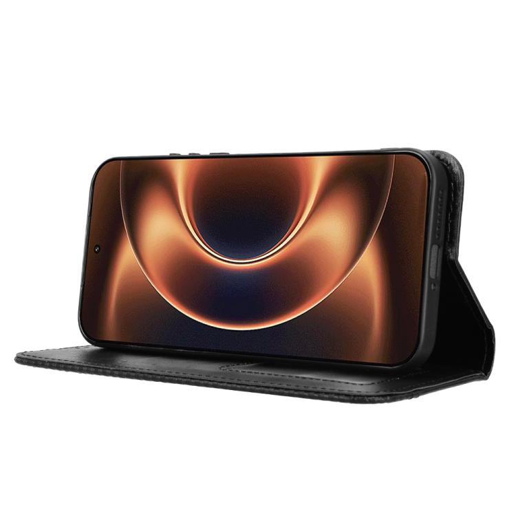For Xiaomi 17 Ultra Magnetic Buckle Retro Texture Leather Phone Case