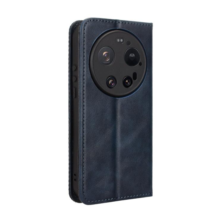 For Xiaomi 17 Ultra Magnetic Buckle Retro Texture Leather Phone Case