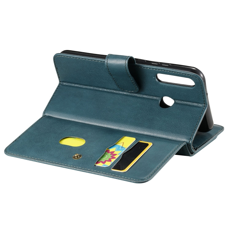 For Huawei P40 Lite E Multifunctional Magnetic Copper Buckle Horizontal Flip Solid Color Leather Case with 10 Card Slots & Wallet & Holder & Photo Frame