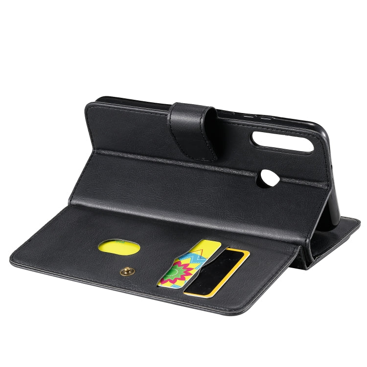 For Huawei P40 Lite E Multifunctional Magnetic Copper Buckle Horizontal Flip Solid Color Leather Case with 10 Card Slots & Wallet & Holder & Photo Frame