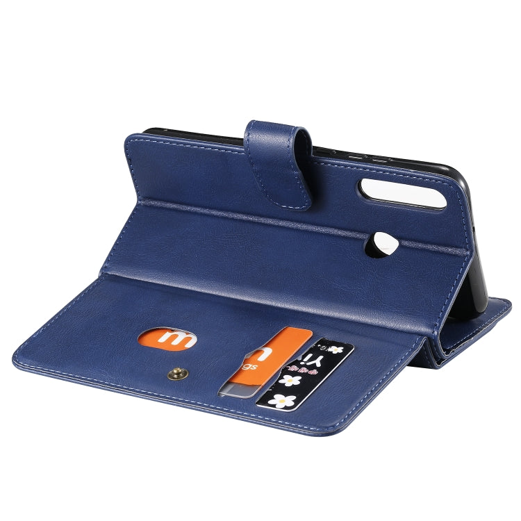 For Huawei P40 Lite E Multifunctional Magnetic Copper Buckle Horizontal Flip Solid Color Leather Case with 10 Card Slots & Wallet & Holder & Photo Frame