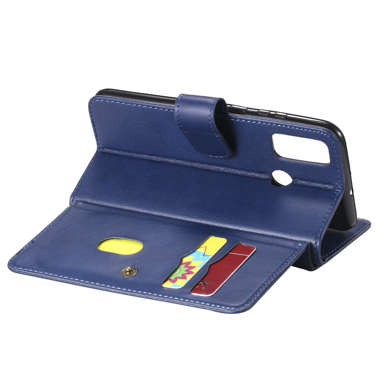 For Huawei P Smart(2020) Multifunctional Magnetic Copper Buckle Horizontal Flip Solid Color Leather Case with 10 Card Slots & Wallet & Holder & Photo Frame