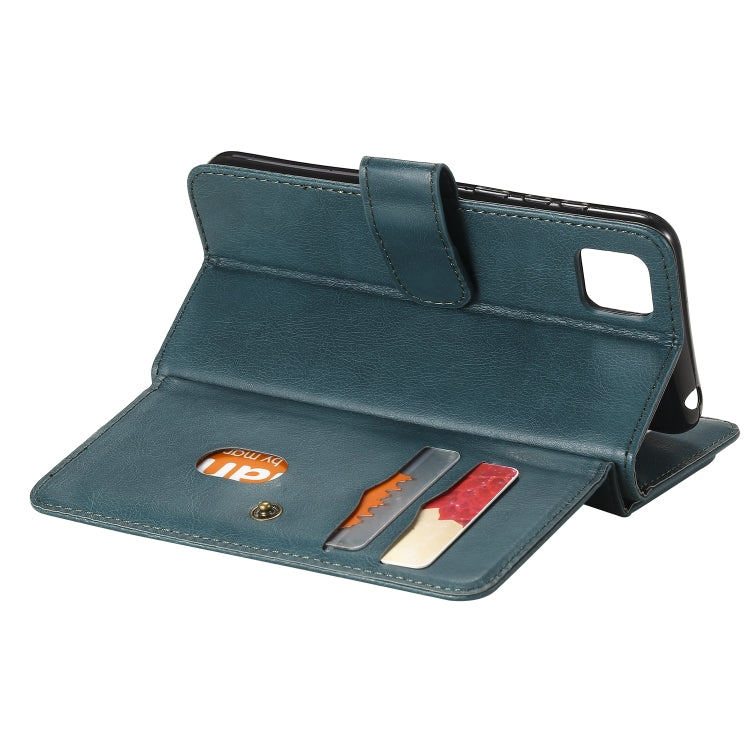 For Huawei Y5P / 9S Multifunctional Magnetic Copper Buckle Horizontal Flip Solid Color Leather Case with 10 Card Slots & Wallet & Holder & Photo Frame