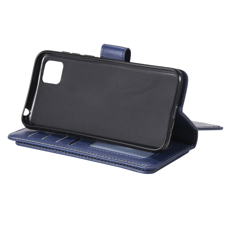 For Huawei Y5P / 9S Multifunctional Magnetic Copper Buckle Horizontal Flip Solid Color Leather Case with 10 Card Slots & Wallet & Holder & Photo Frame