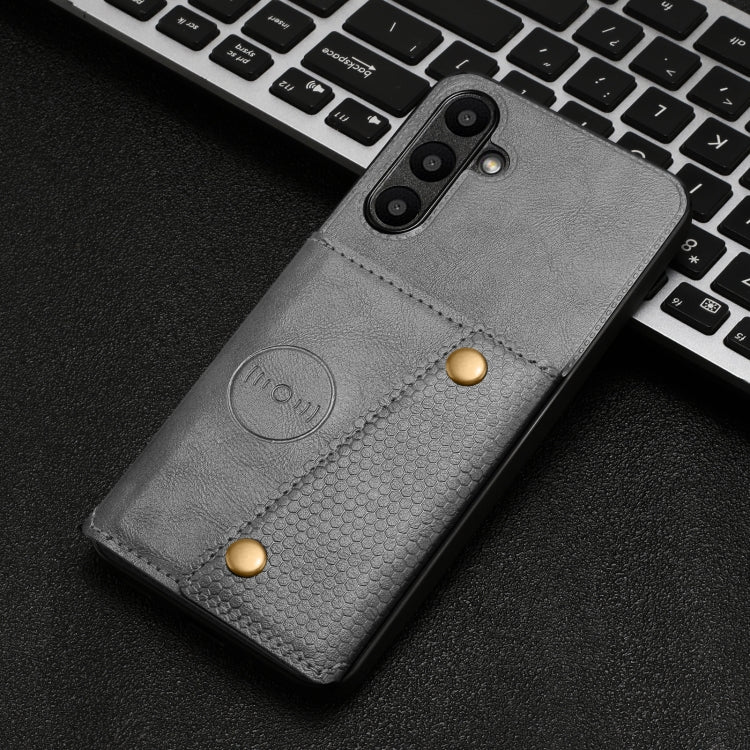 For Samsung Galaxy A16 5G Double Buckle Card Slots Magnetic Phone Case
