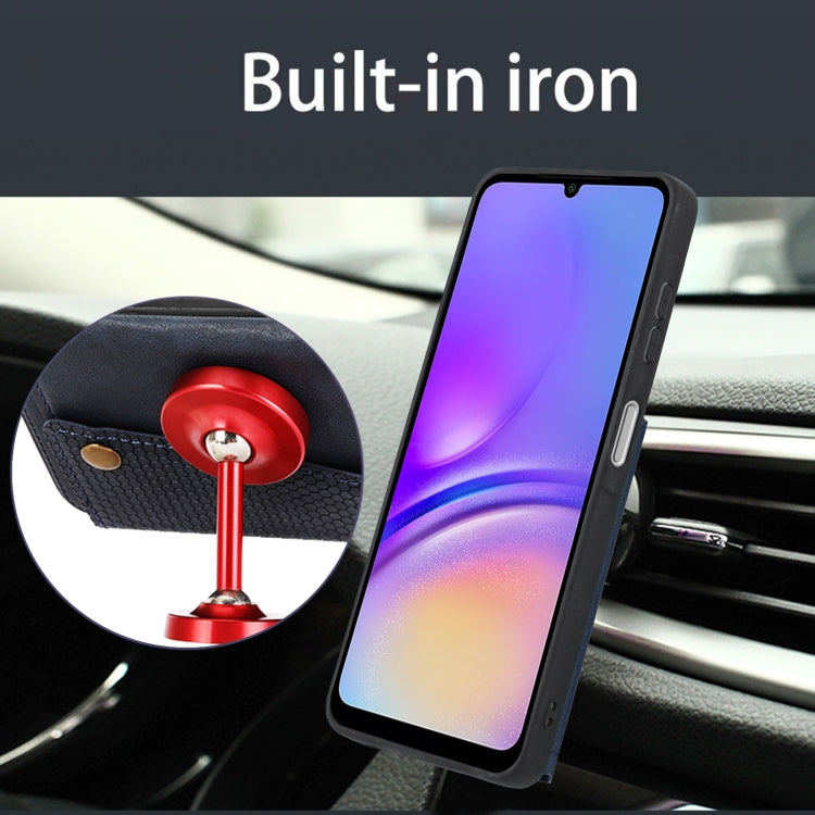 For Samsung Galaxy A06 4G Double Buckle Card Slots Magnetic Phone Case