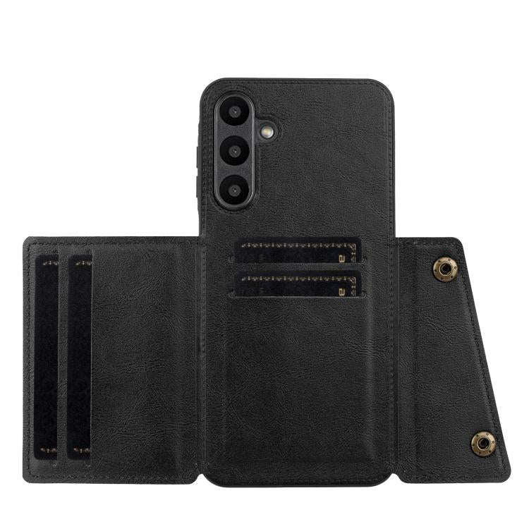 For Samsung Galaxy A37 5G Double Buckle Card Slots Magnetic Phone Case