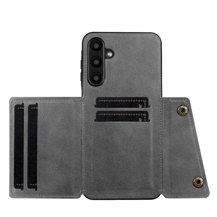 For Samsung Galaxy A37 5G Double Buckle Card Slots Magnetic Phone Case