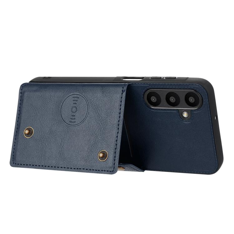 For Samsung Galaxy A37 5G Double Buckle Card Slots Magnetic Phone Case