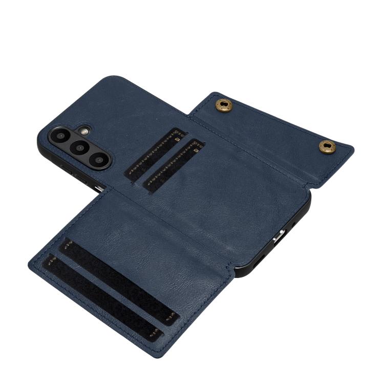For Samsung Galaxy A37 5G Double Buckle Card Slots Magnetic Phone Case