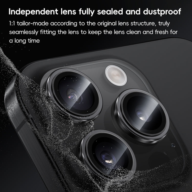 For iPhone 16 Pro Max Benks King Kong Series Corning Single Metal Lens Protective Film