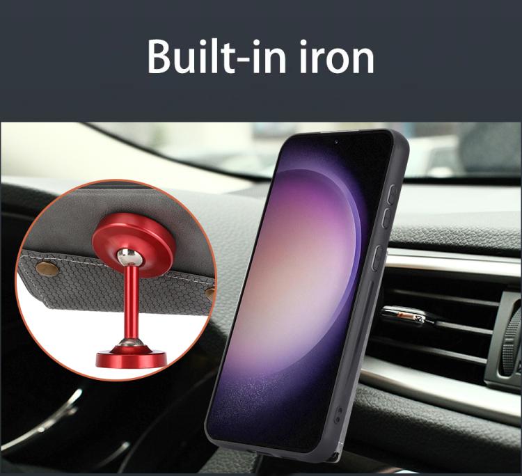For Samsung Galaxy S26 5G Double Buckle Card Slots Magnetic Phone Case