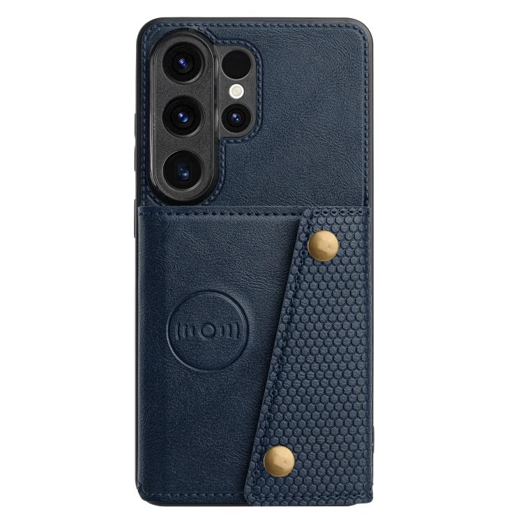 For Samsung Galaxy S26 Ultra 5G Double Buckle Card Slots Magnetic Phone Case
