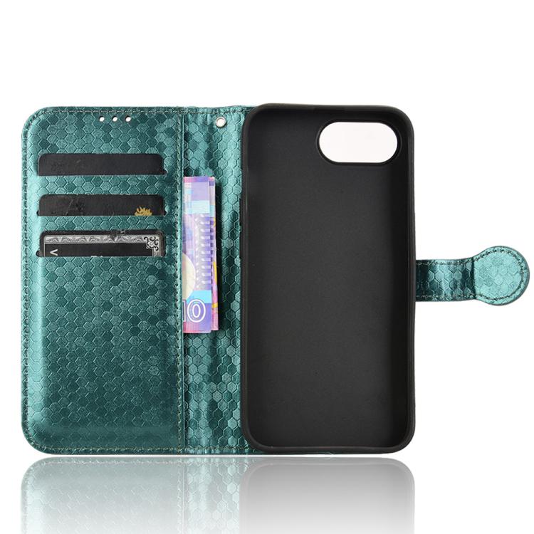 For iPhone 17e / 16e Honeycomb Dot Texture Leather Phone Case