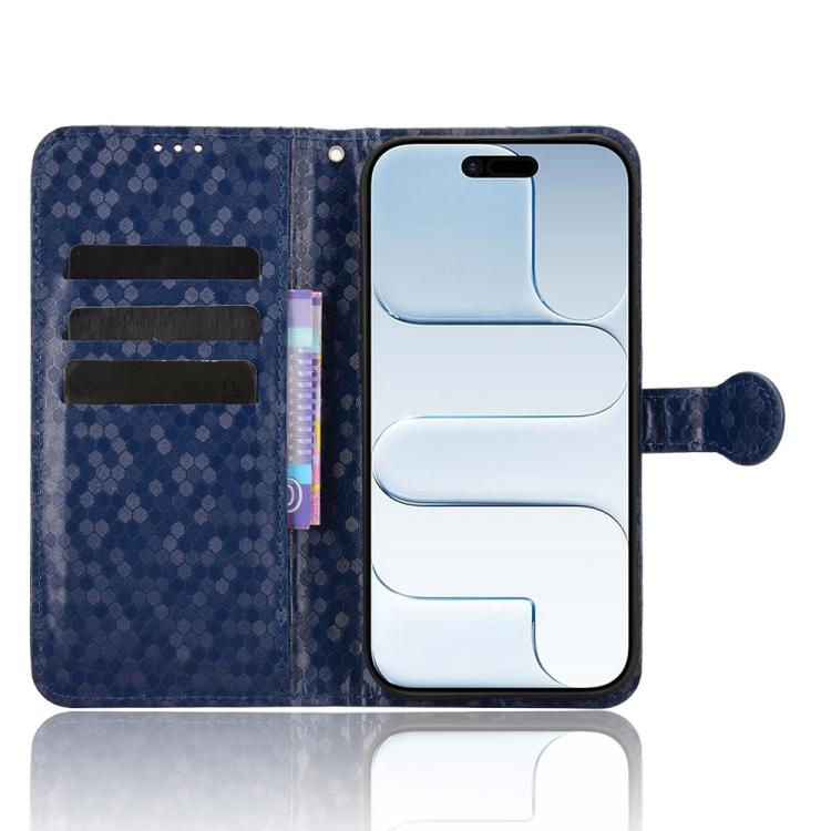 For iPhone Air Honeycomb Dot Texture Leather Phone Case