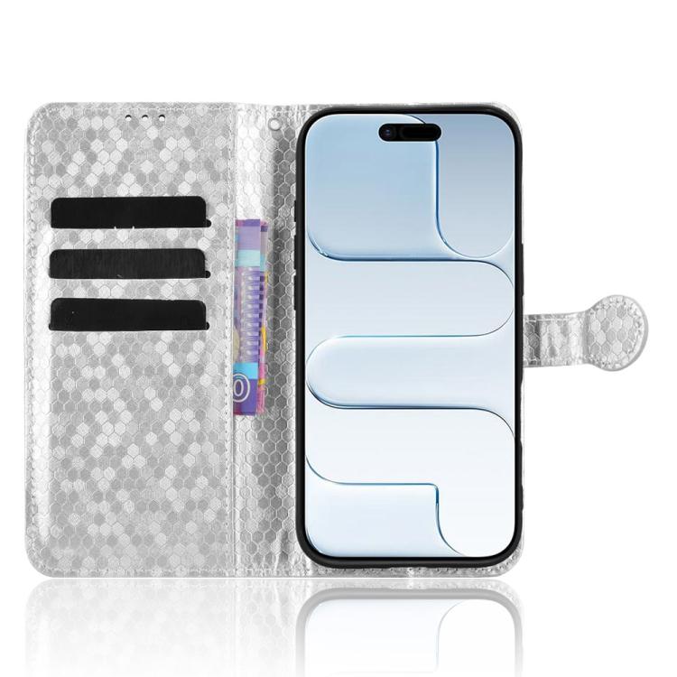 For iPhone Air Honeycomb Dot Texture Leather Phone Case