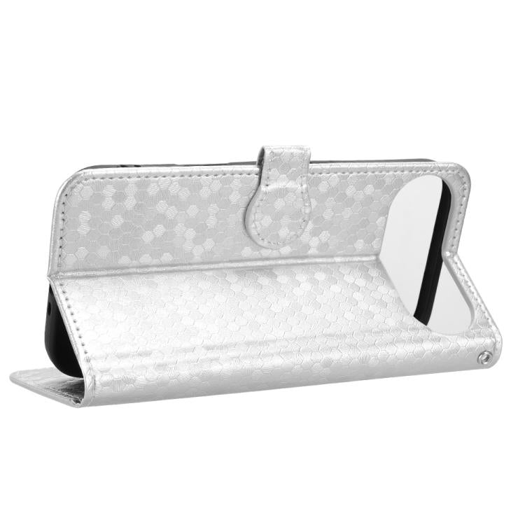 For iPhone Air Honeycomb Dot Texture Leather Phone Case