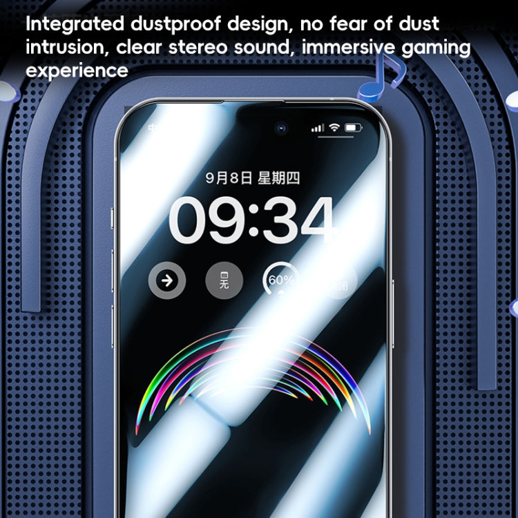 For iPhone 16 Pro Max Benks Ice Sense Gaming Frosted Tempered Glass Film