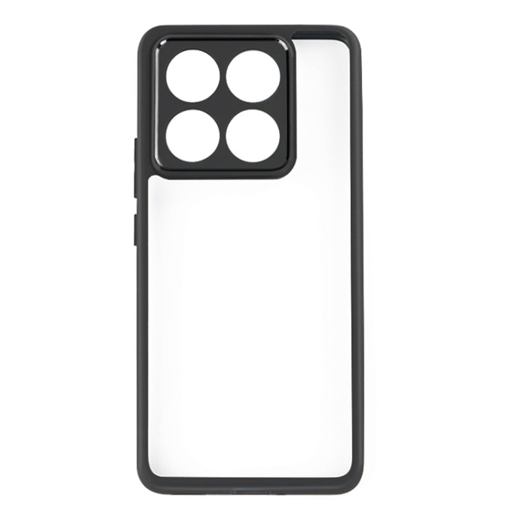 For Xiaomi 14T Pro Frosted TPU Hybrid Transparent PC Phone Case