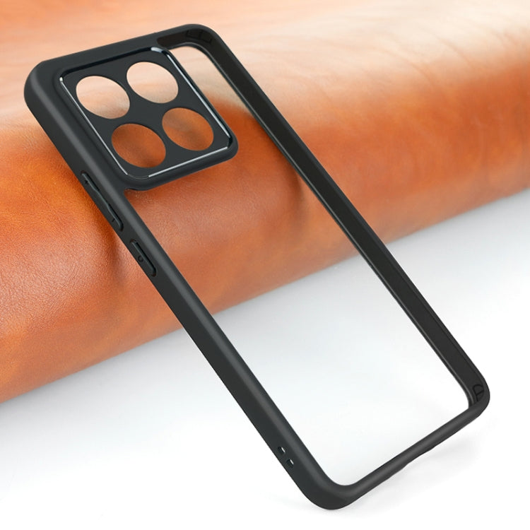 For Xiaomi 14T Frosted TPU Hybrid Transparent PC Phone Case