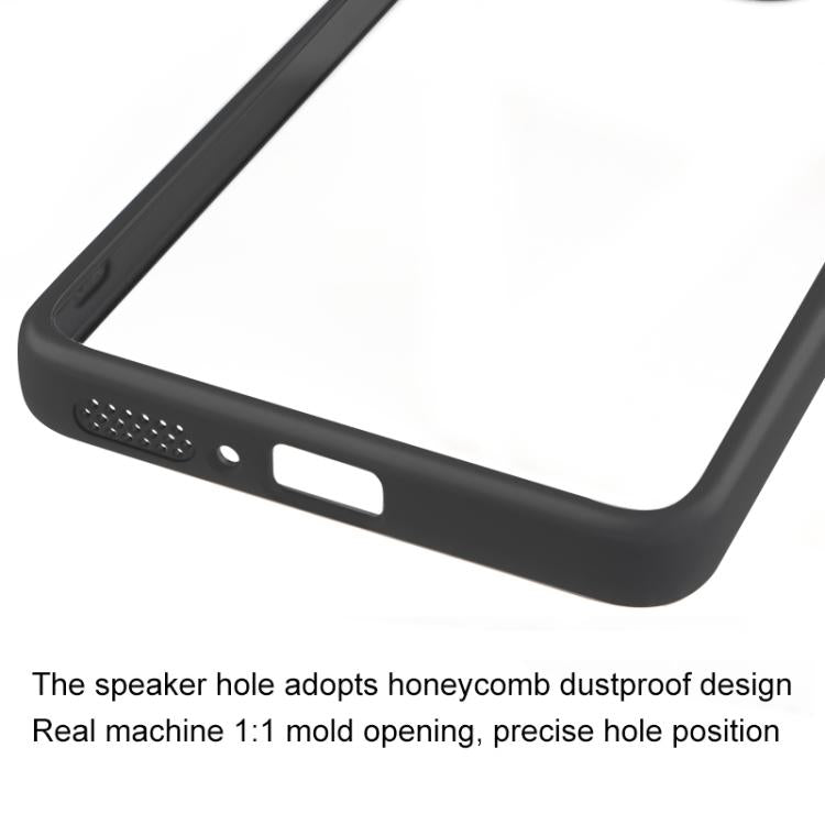 For Xiaomi Poco M7 Pro 5G Frosted TPU Hybrid Transparent PC Phone Case