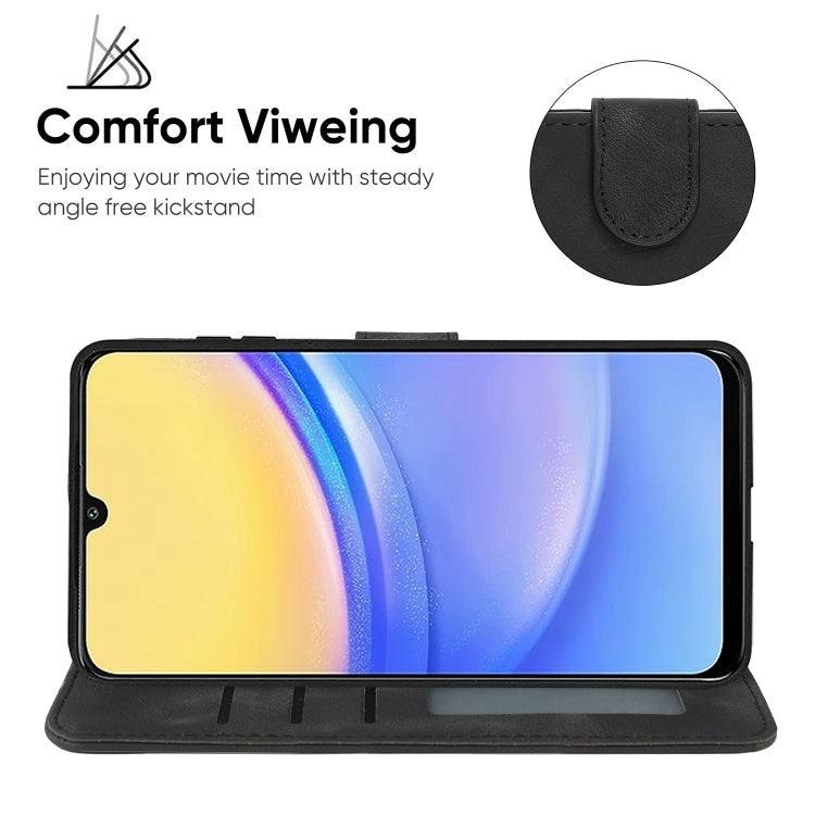 For Samsung Galaxy A16 5G Skin Feel Geometric Lines Leather Phone Case
