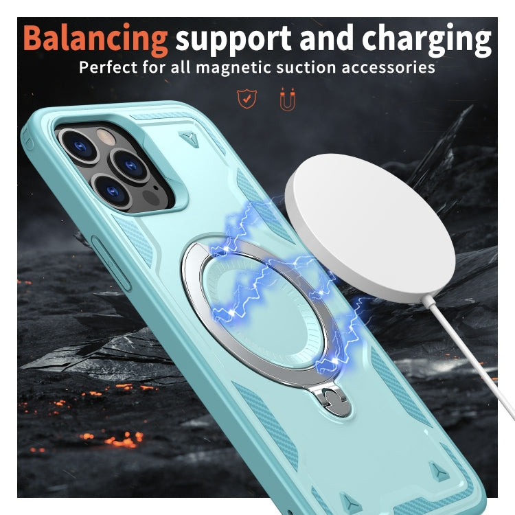 For iPhone 12 Pro Max PC Hybrid TPU Armor MagSafe Ring Holder Phone Case
