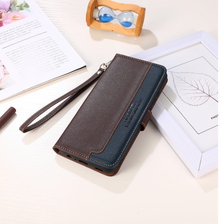 For Samsung Galaxy S25 Ultra KHAZNEH Litchi Texture Leather RFID Phone Case