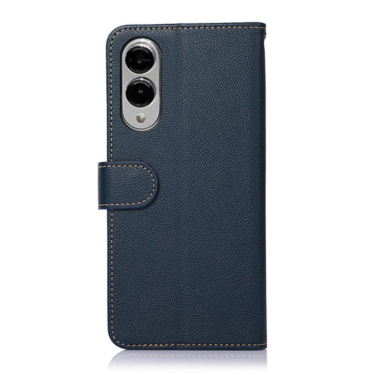 For Samsung Galaxy S25 Edge 5G KHAZNEH Litchi Texture Leather RFID Phone Case