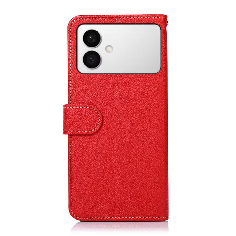 For Samsung Galaxy S26 Edge 5G KHAZNEH Litchi Texture Leather RFID Phone Case