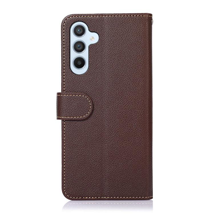 For Samsung Galaxy S26 5G KHAZNEH Litchi Texture Leather RFID Phone Case