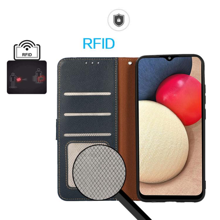 For Samsung Galaxy S26 5G KHAZNEH Litchi Texture Leather RFID Phone Case