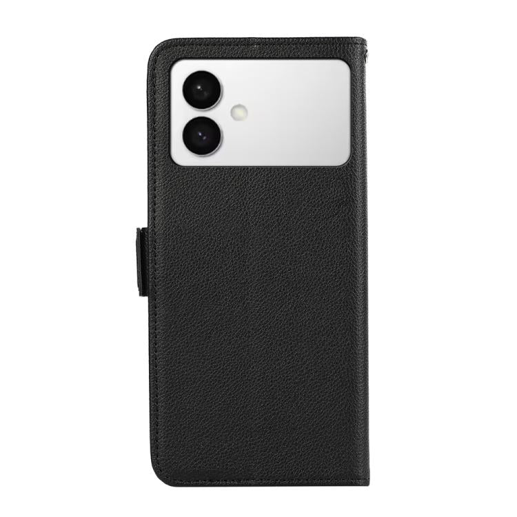 For Samsung Galaxy S26 Edge 5G ABEEL Side-Magnetic Litchi Pattern Leather RFID Phone Case